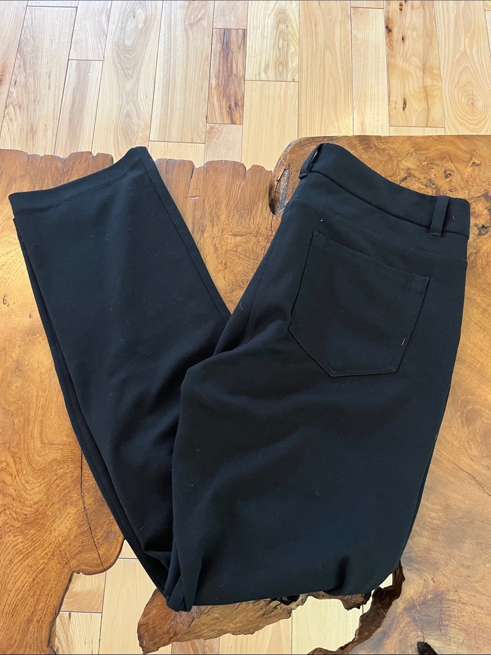 New York & Company Black Women's Straight Leg Trousers